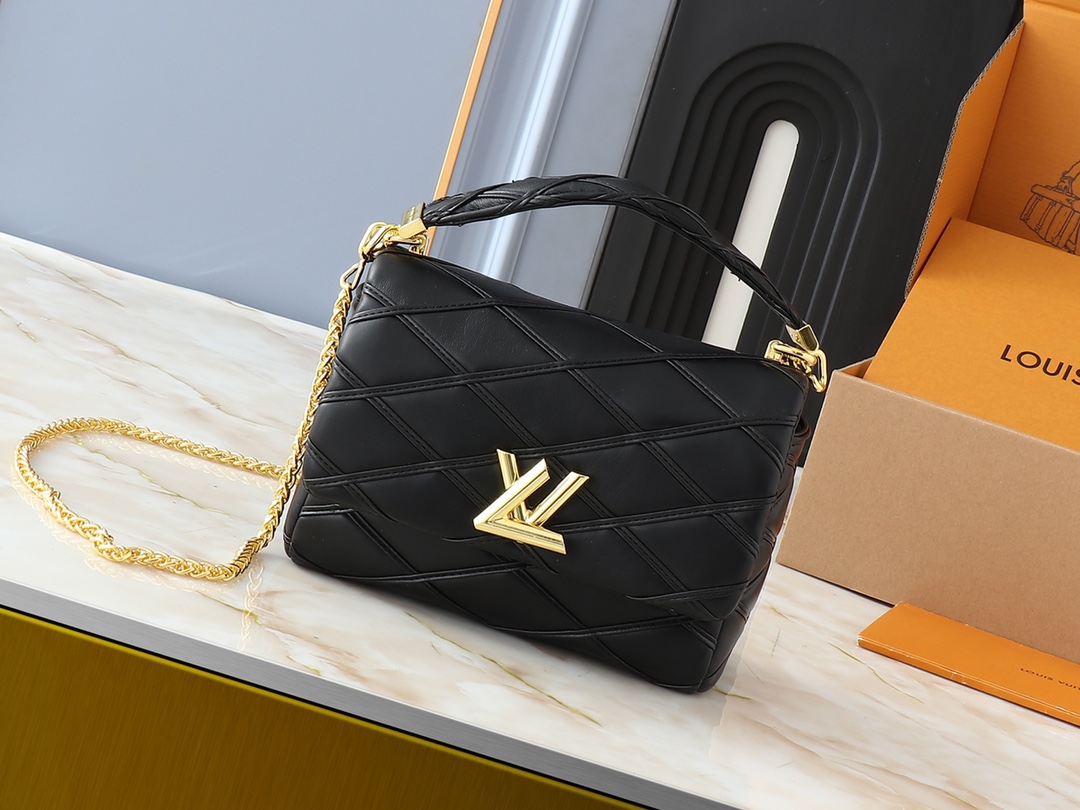 LV Classic Handbag Monogram Empreinte Top Handle Office Commute Premium